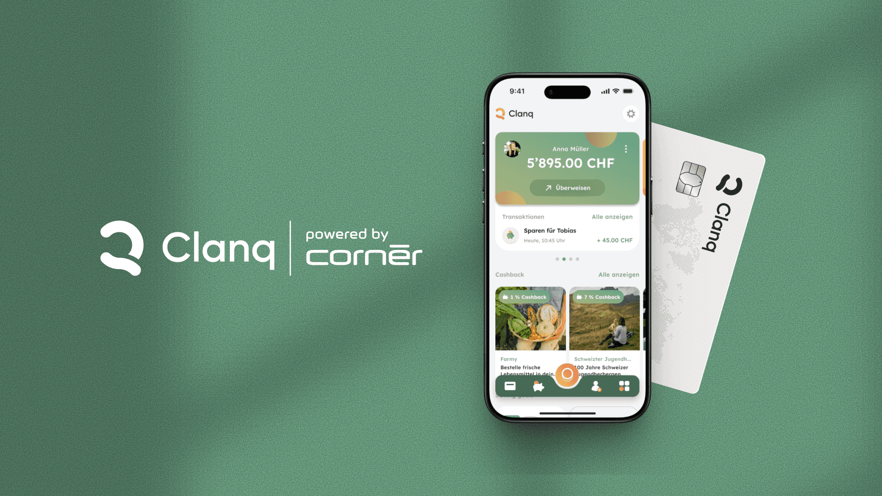 Family Banking mit der Clanq App powered by Cornèr